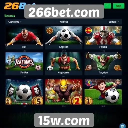 Comparação entre jogos oferecidos no 266bet.com
